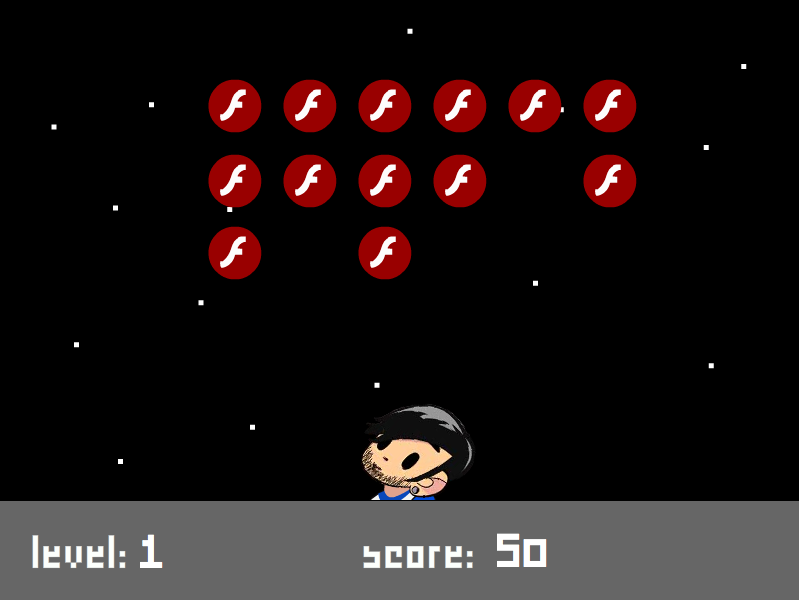 Flash Invaders screenshot
