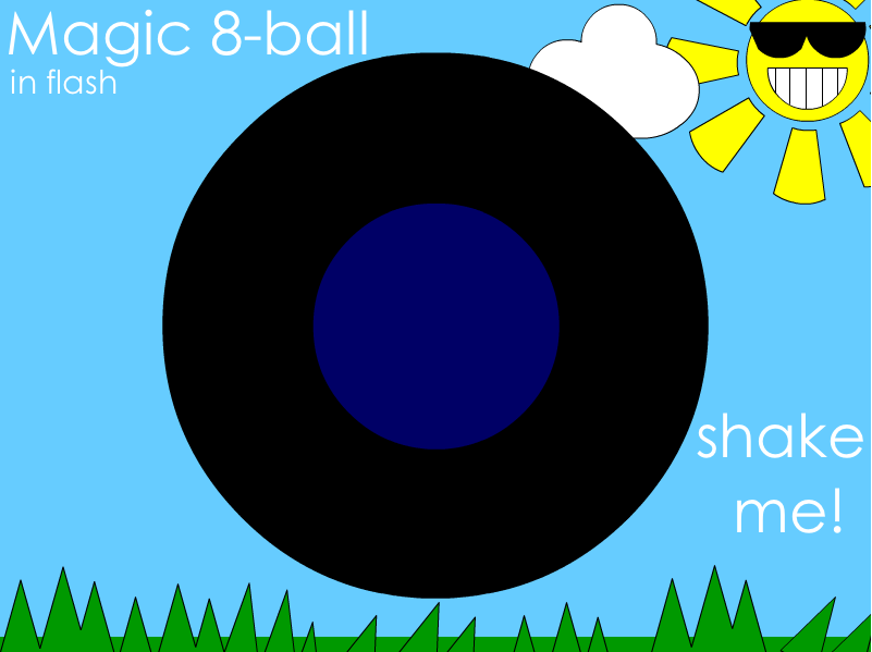 Magic 8-ball in Flash