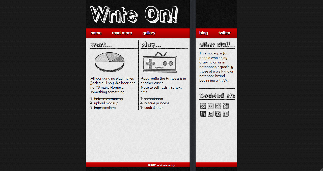 notebook-style mockup